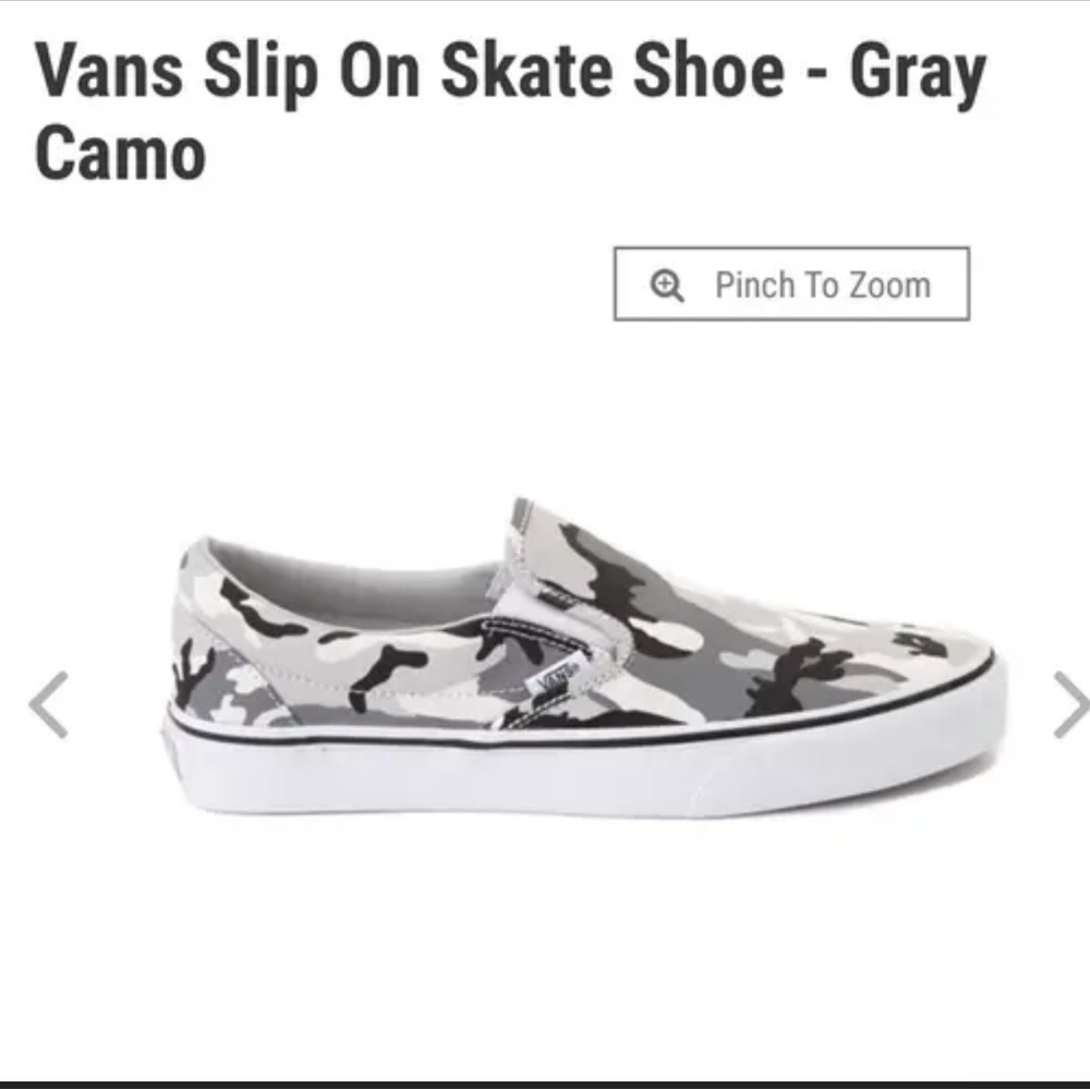 grey camo vans